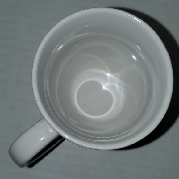 2007 WHITE Starbucks Coffee 6.7 oz Espresso Cup Mug Ceramic Green Siren - Picture 6 of 9